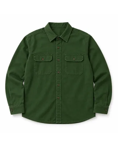 Forest green overshirt
